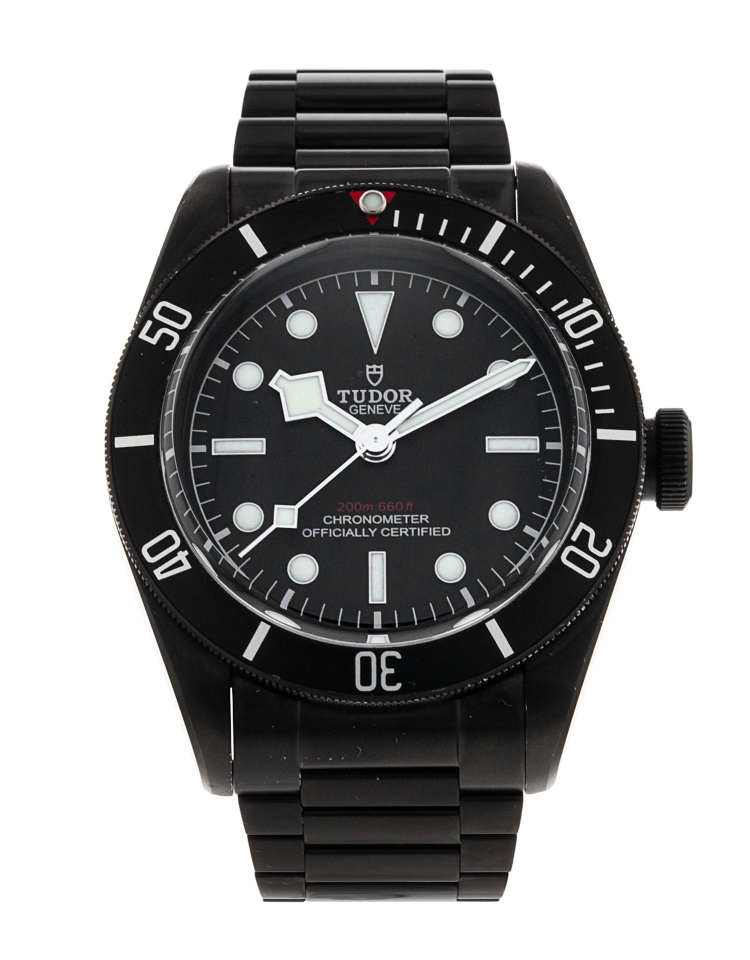 Tudor Black Bay - cadran Noir et un bracelet e Métal