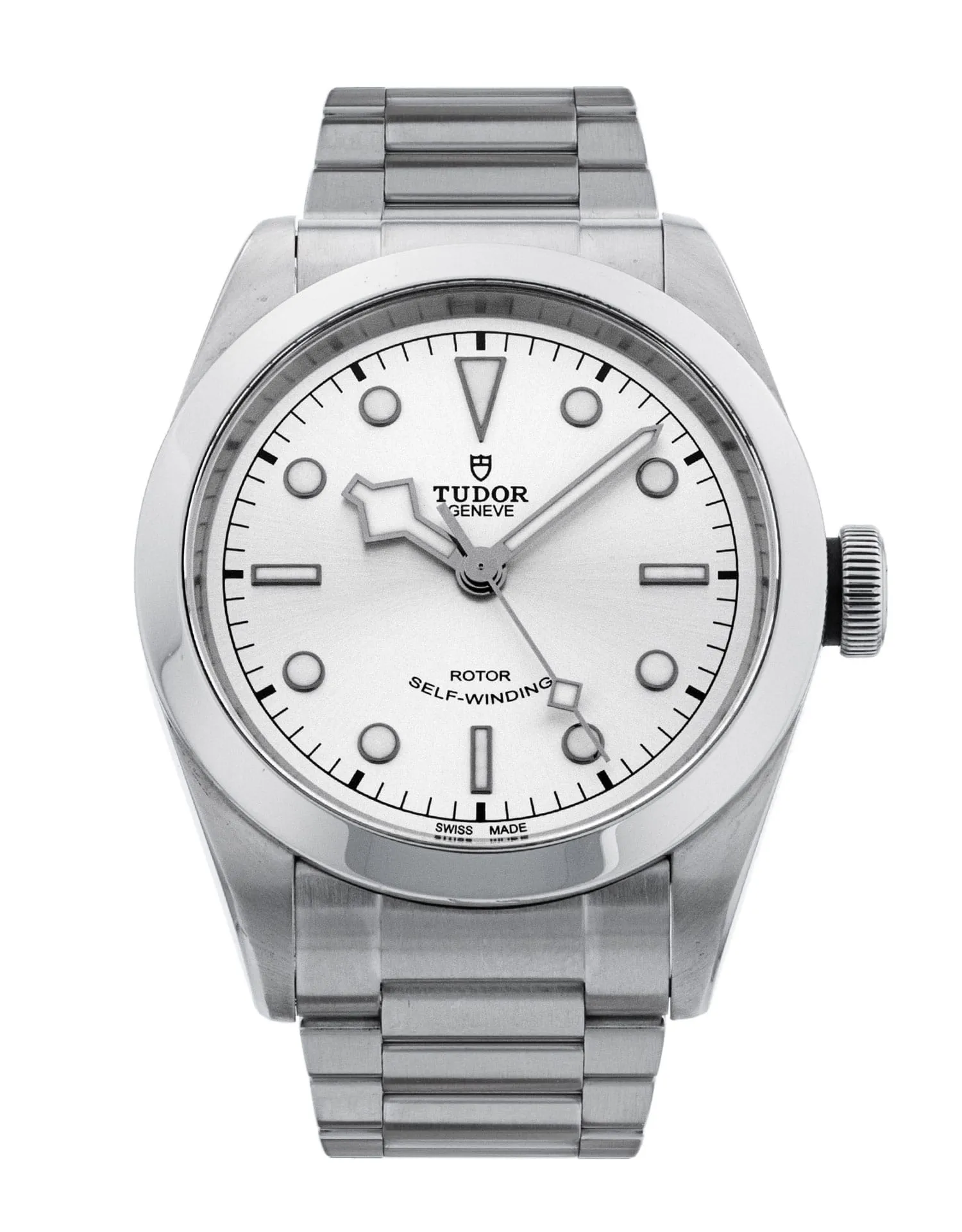 Tudor Black Bay 41 - cadran Argent et un bracelet e Métal