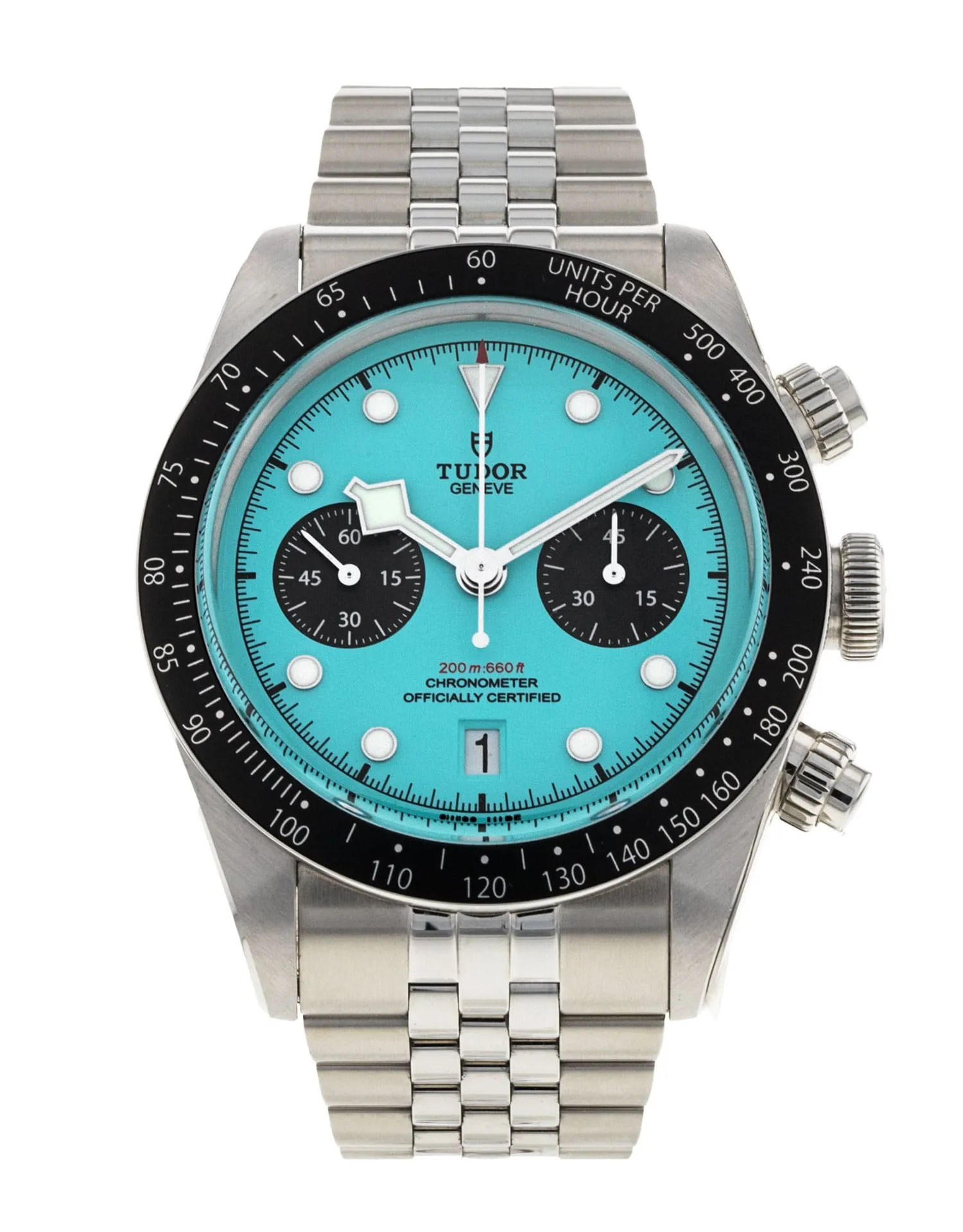 Tudor Black Bay Chrono - cadran Turquoise
