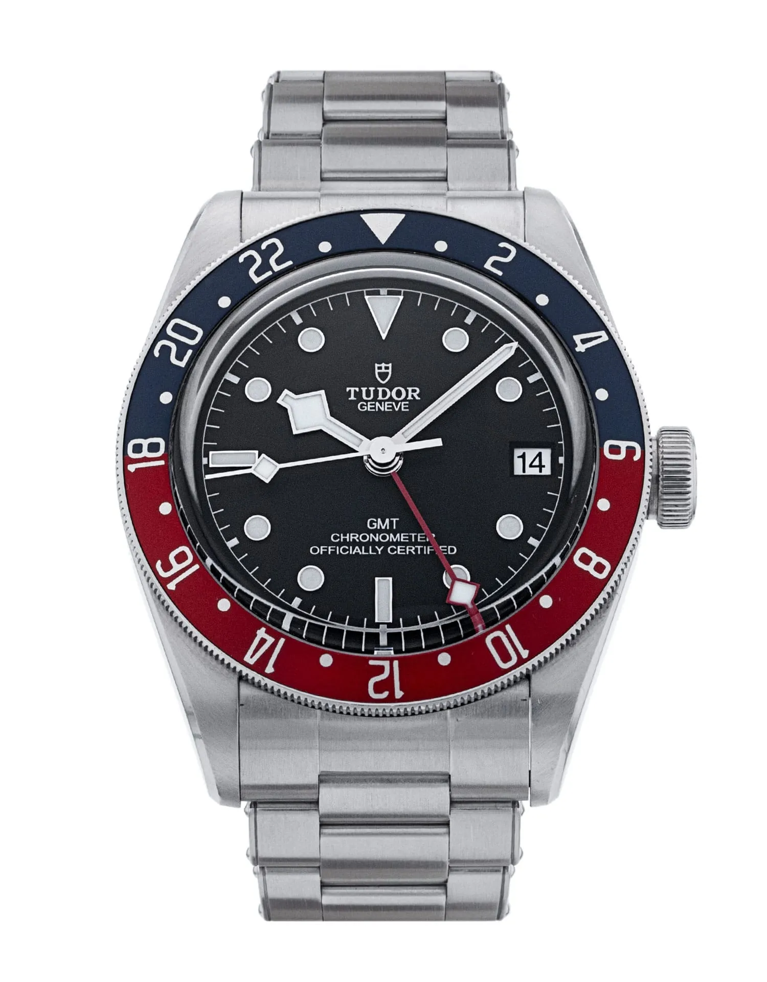 Tudor Black Bay GMT - cadran Noir et un bracelet e Métal