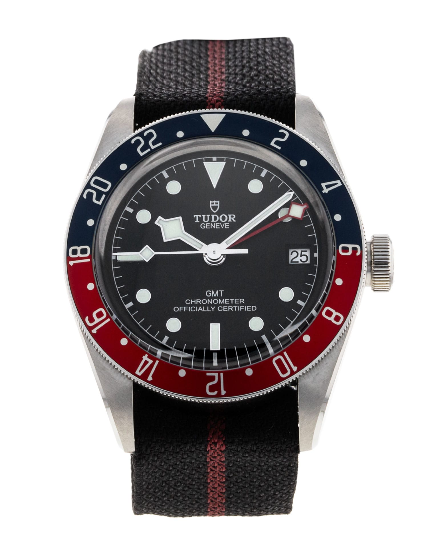 Tudor Black Bay GMT - cadran Noir et un bracelet e Tissu