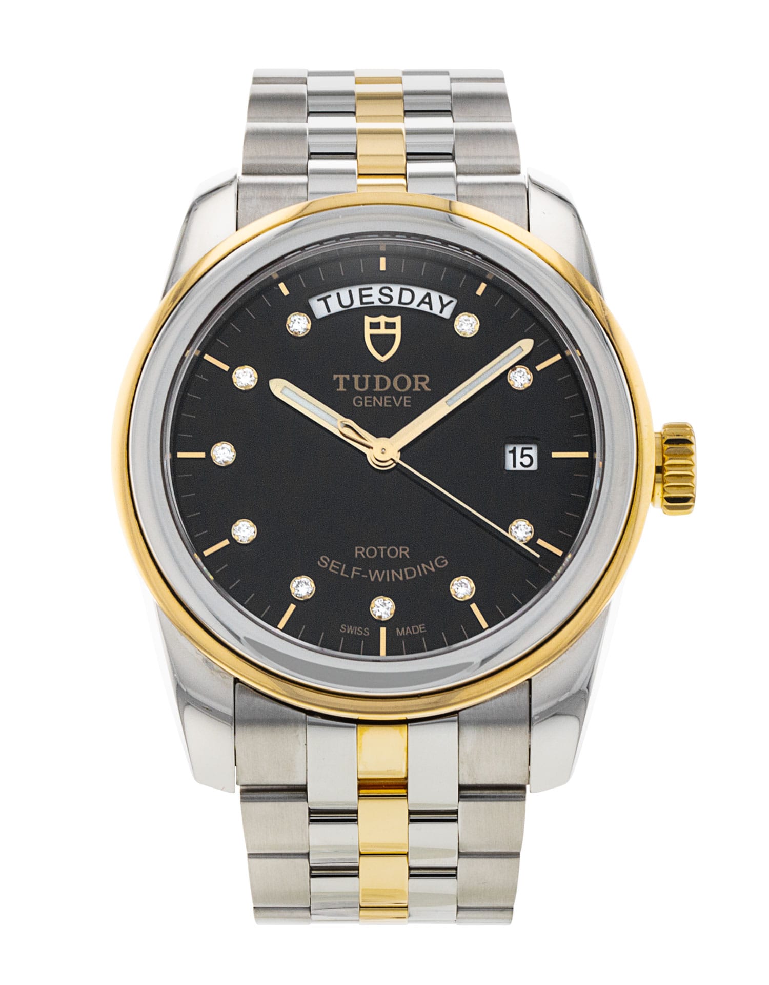 Tudor Glamour Date - cadran Noir diamant