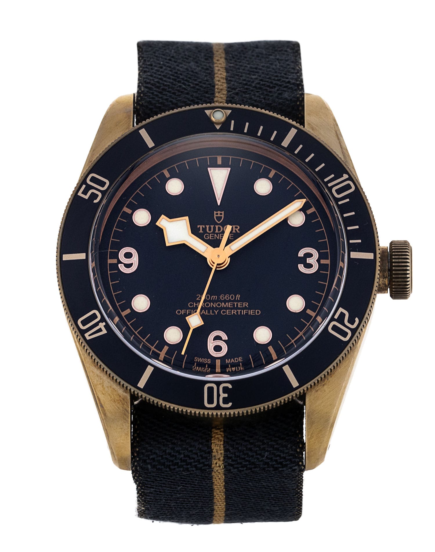 Tudor Heritage Black Bay - cadran Bleu quartier arabe