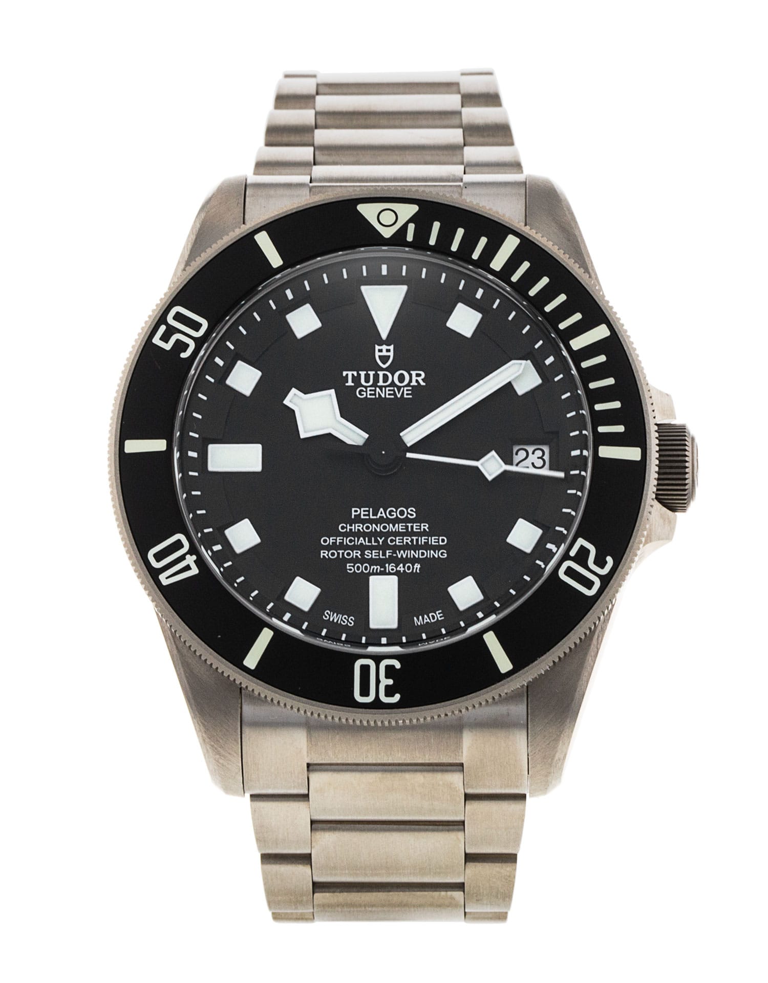 Tudor Pelagos - cadran Noir et un bracelet e Métal