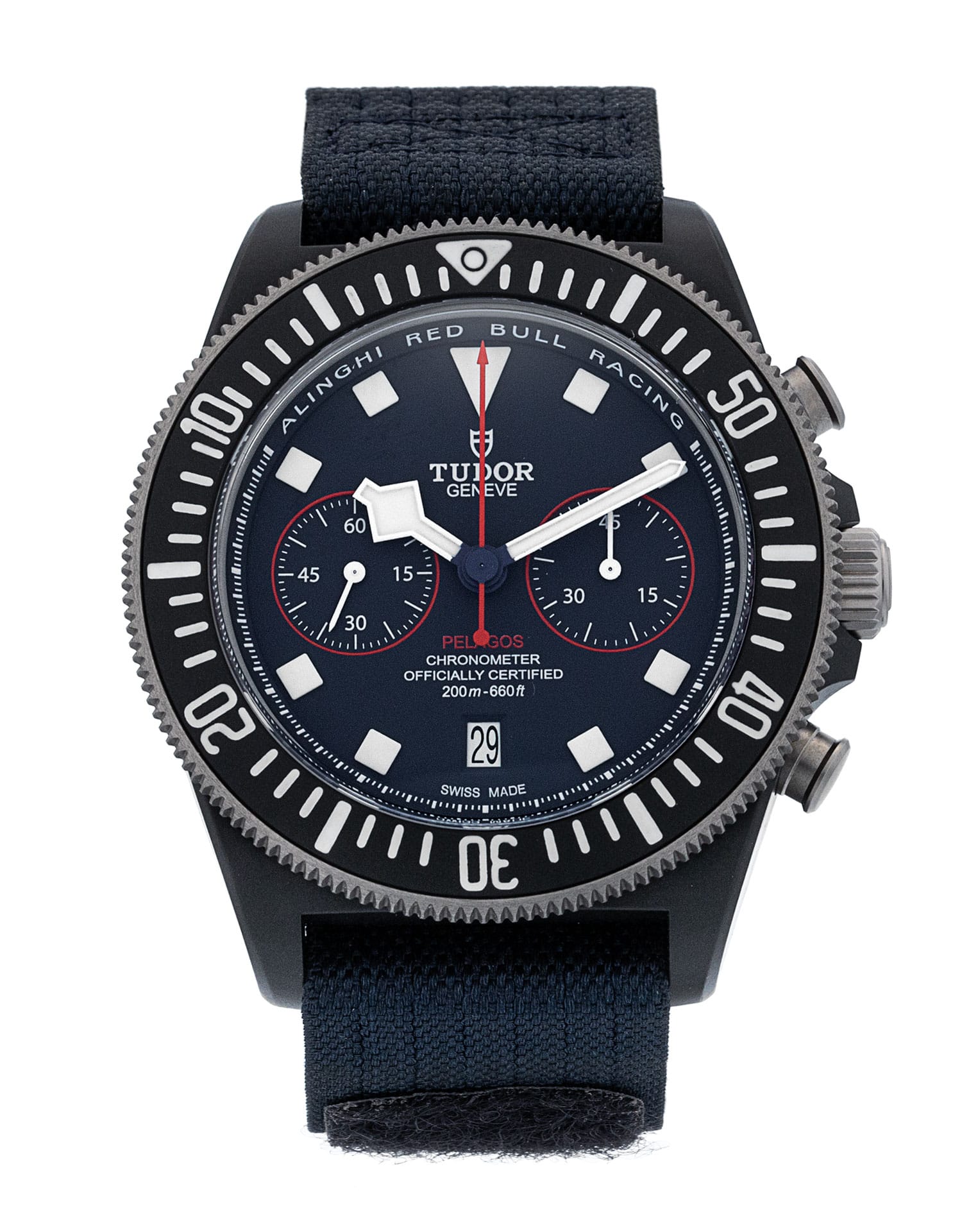 Tudor Pelagos - cadran Bleu et un bracelet e Tissu