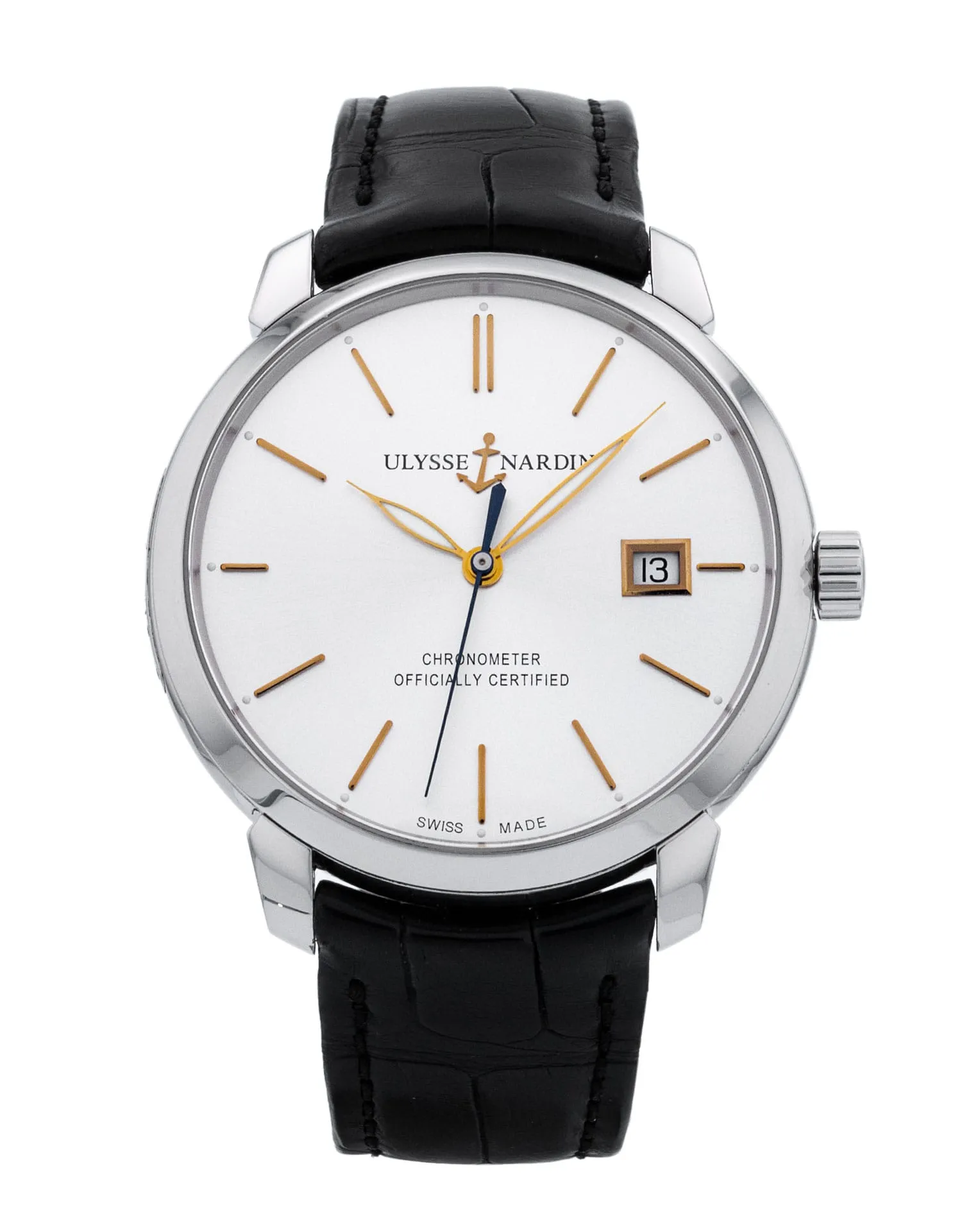 Ulysse Nardin Classico - cadran Baton argentée