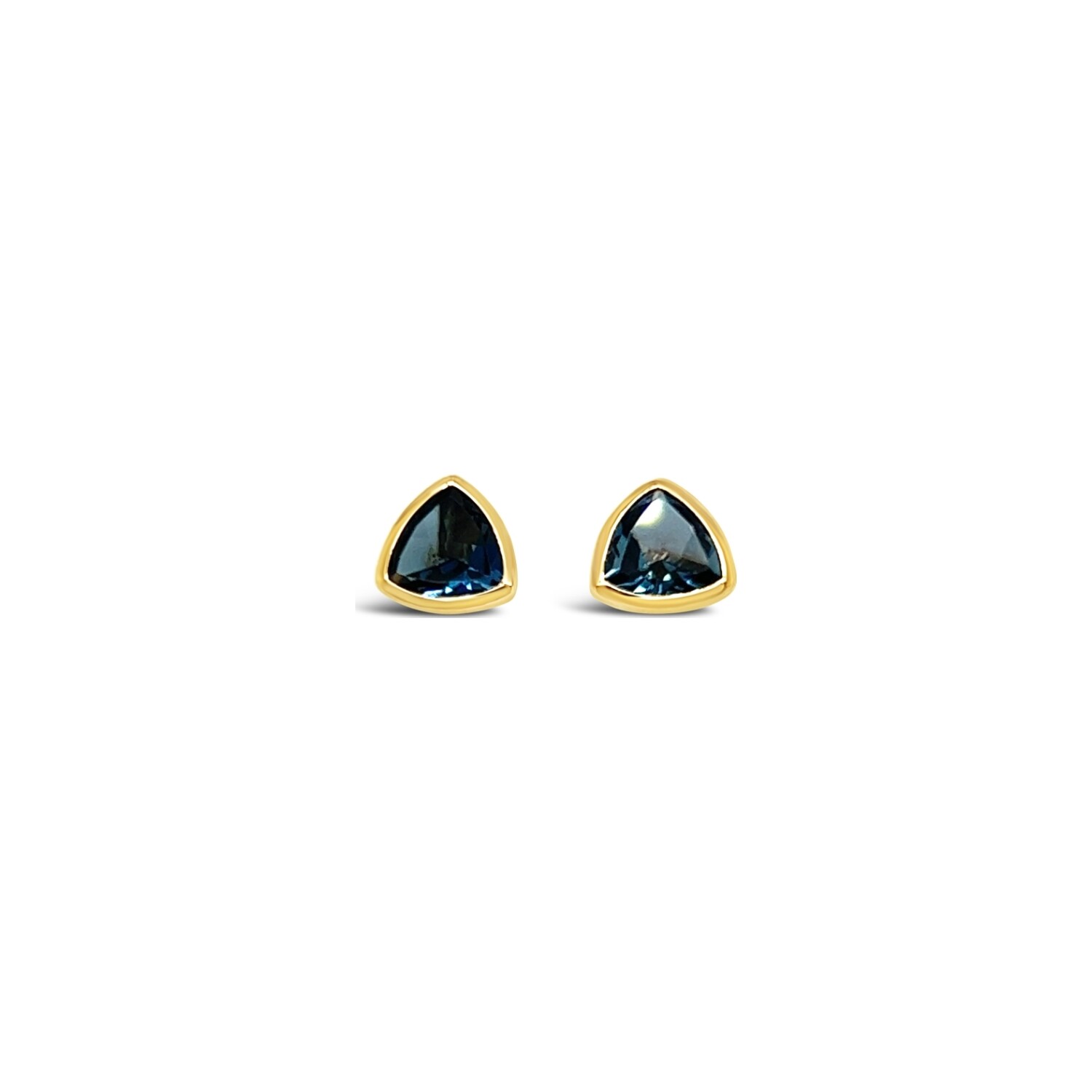 Achat Boucles d'oreilles Gringoire Joaillerie en or jaune et topaze bleu London