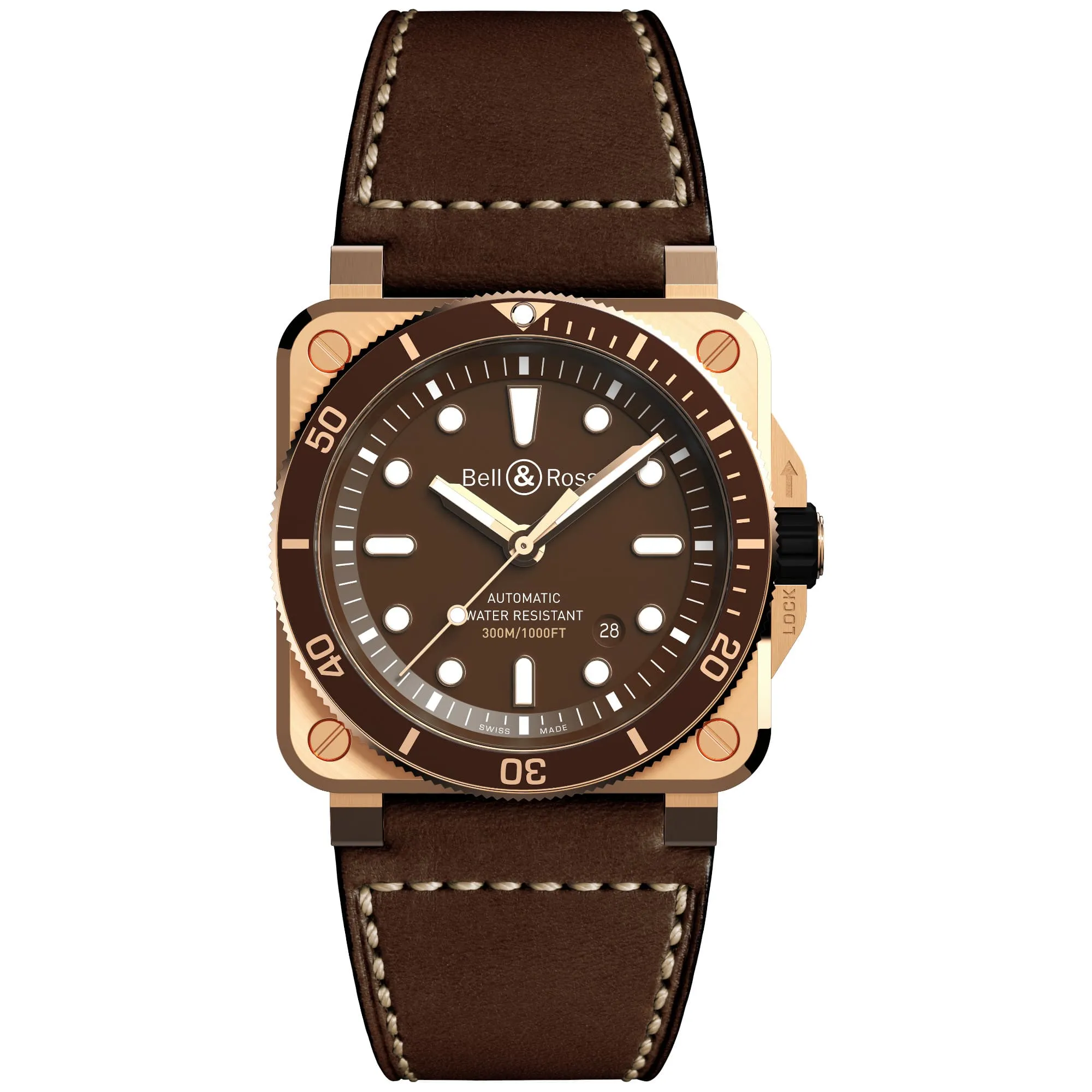 BR 03-92 DIVER BROWN BRONZE