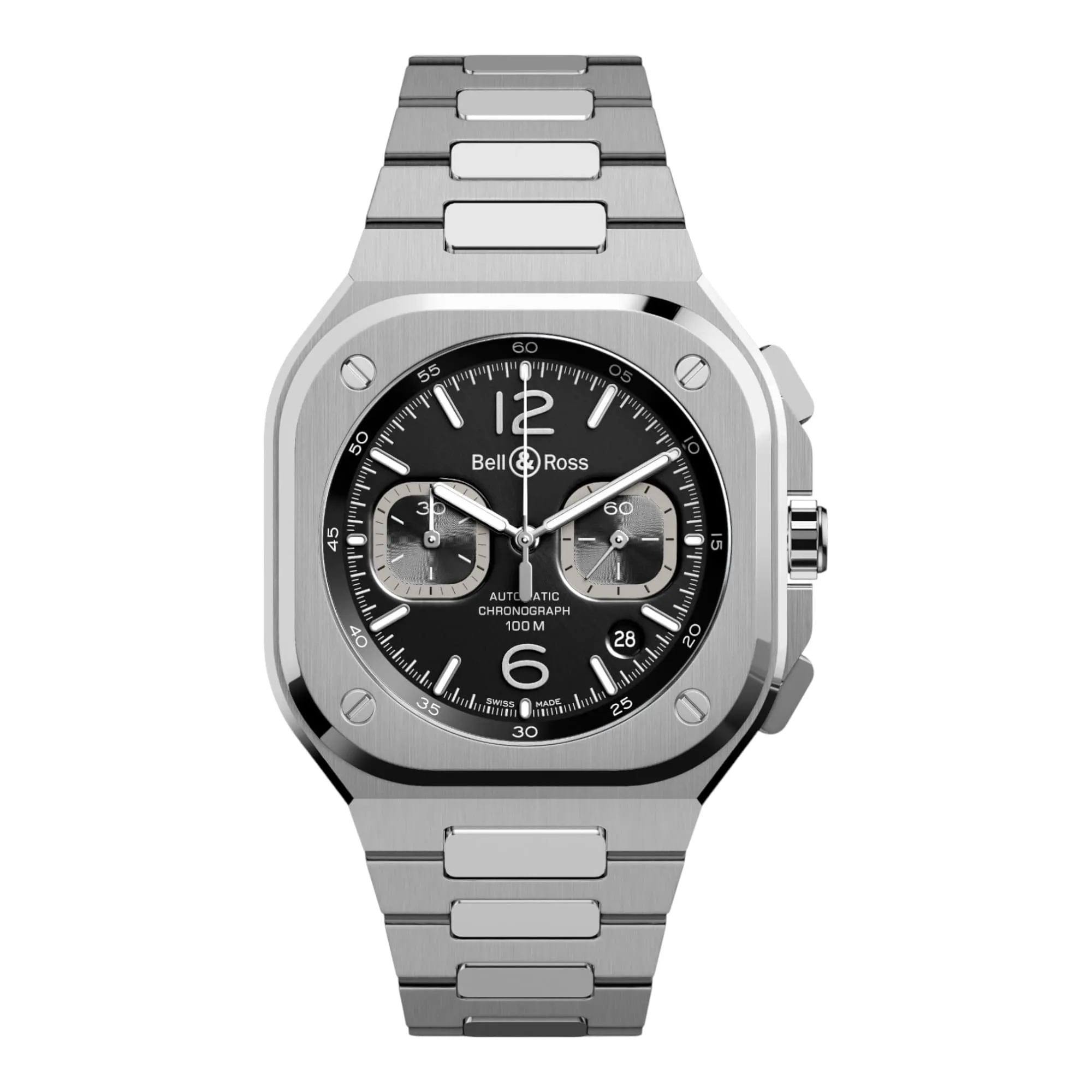 BR 05 CHRONO BLACK STEEL