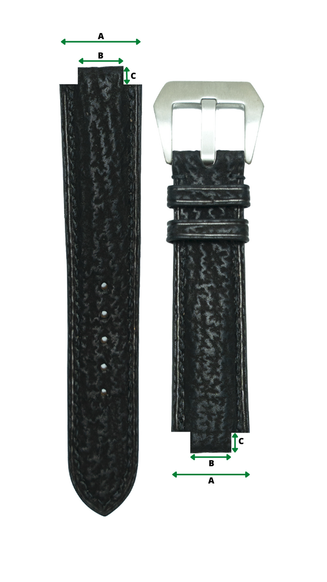 Custom Notched Straps - Corner Notched