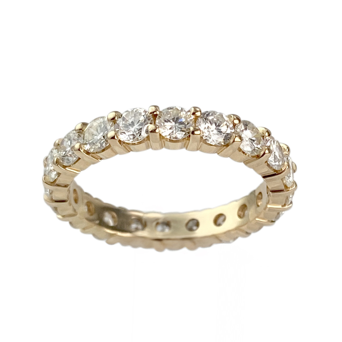 Alliance d'occasion or 750 jaune diamant