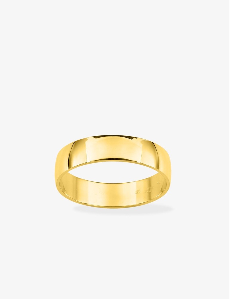 Alliance demi-bombée 4,5 mm or jaune 750‰ SO OR