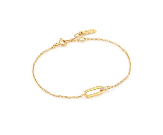 ANIA HAIE Bracelet Glam Interlock B037-01G pour Femmes