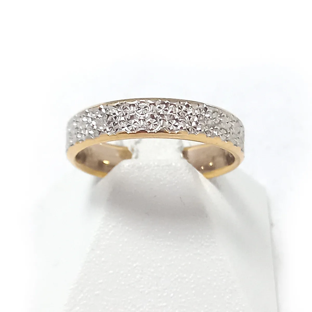 Bague d'occasion 2 ors 750 diamanté