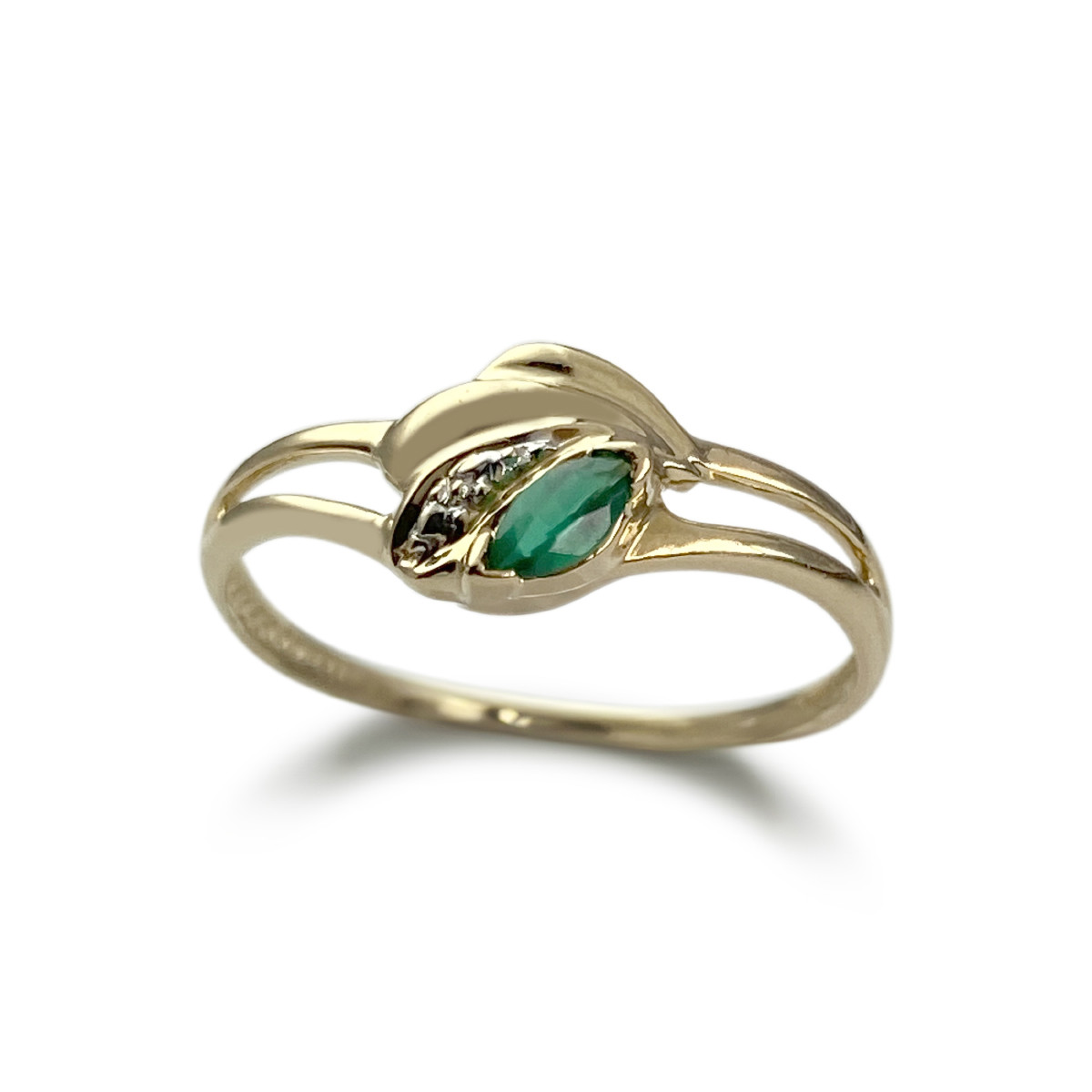 Bague d'occasion or 750 jaune agate