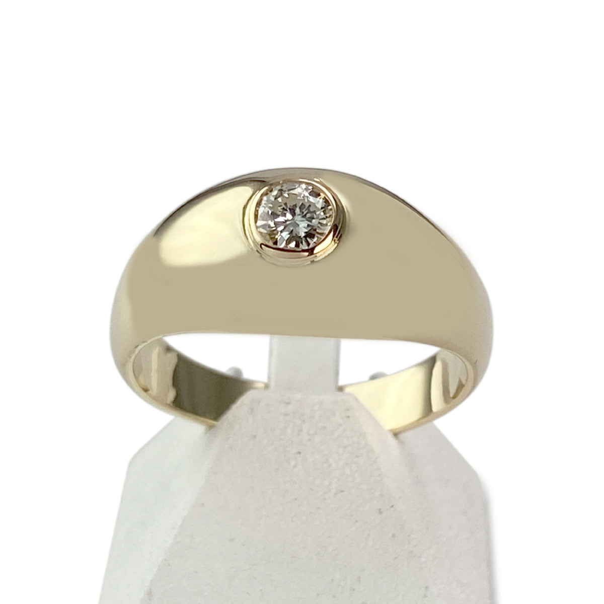 Bague d'occasion or 750 jaune diamant