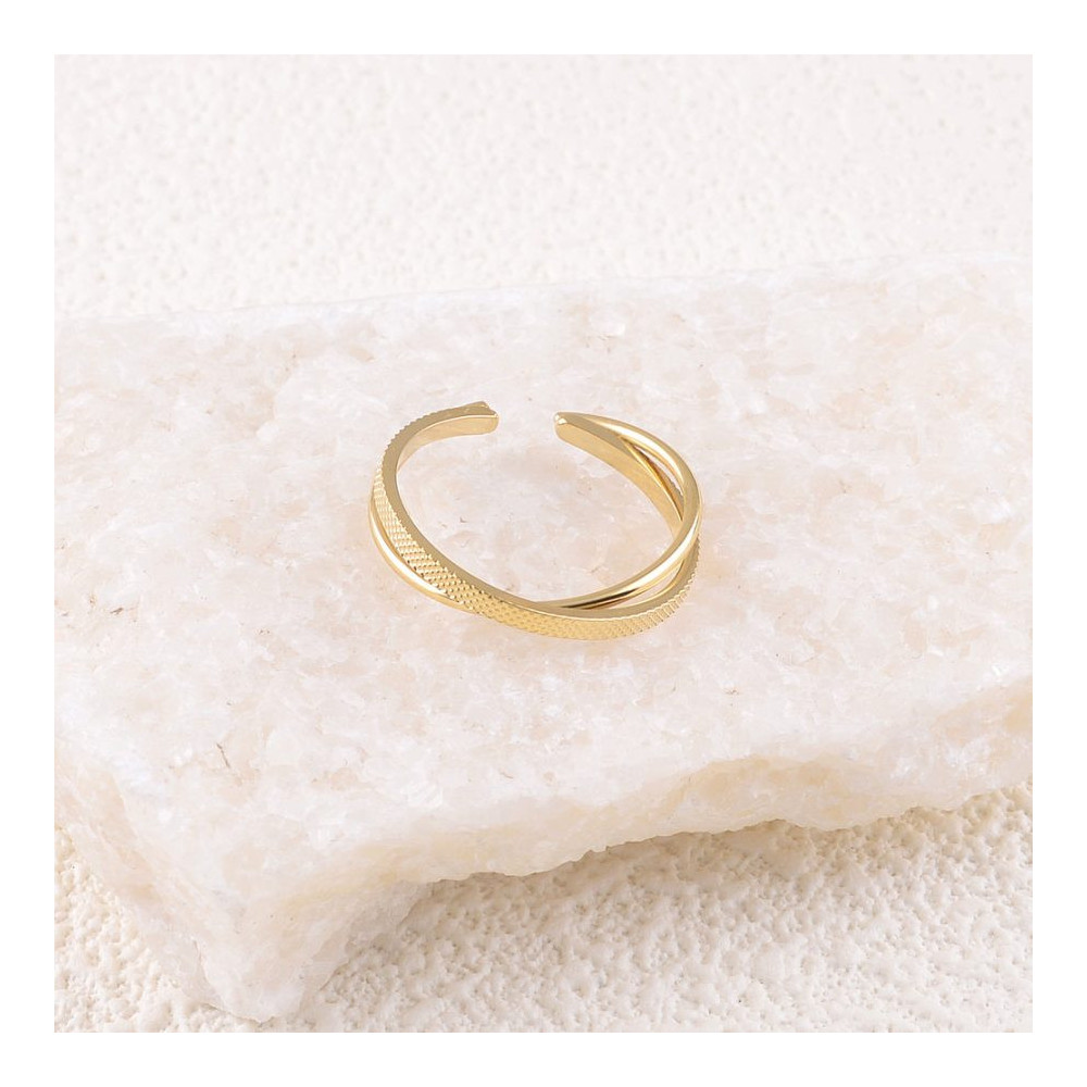 Bague Femme Bohm en acier Réf. BM1402R0400-DORE/lemontrologue