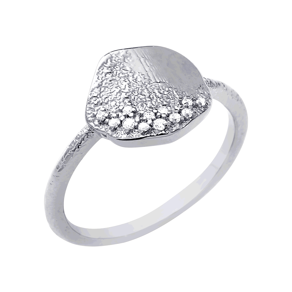 SAUNIER Mineral Silver Ring