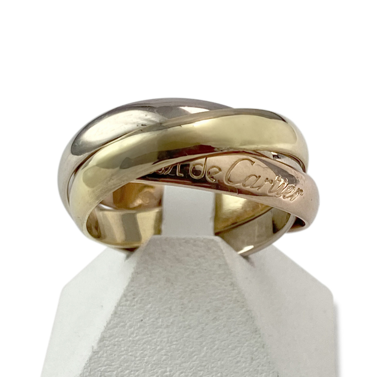 Bague trinity cartier d'occasion 3 ors 750