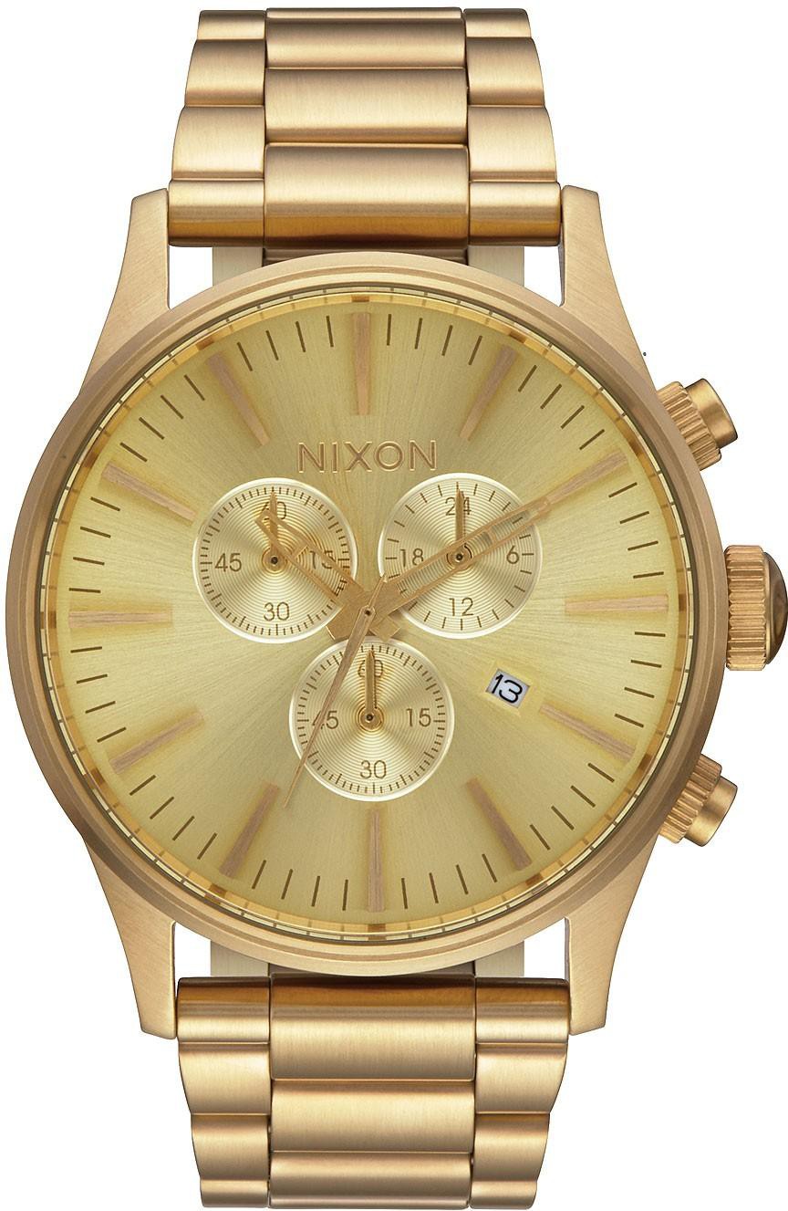 Nixon Sentry Chrono A386-502 Chronographe pour homme Point Culminant de Design