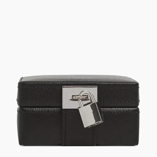 BOITE À BIJOUX DE VOYAGE EN CUIR
