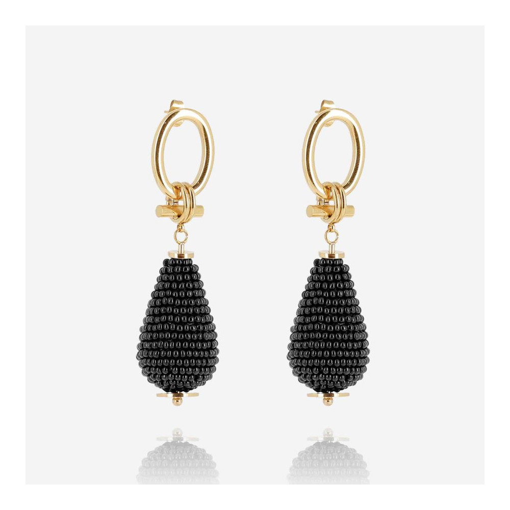 Boucles d'oreilles Femme Acier Zag Réf. SEL26016-01BLK/lemontrologue