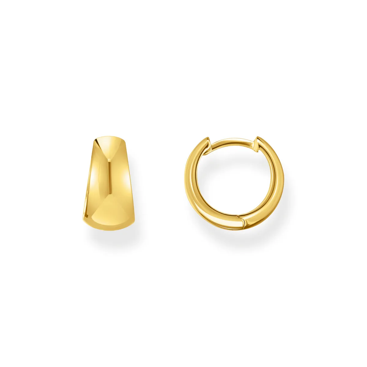 Boucles d'oreilles THOMAS SABO trapézoïdale Argent doré