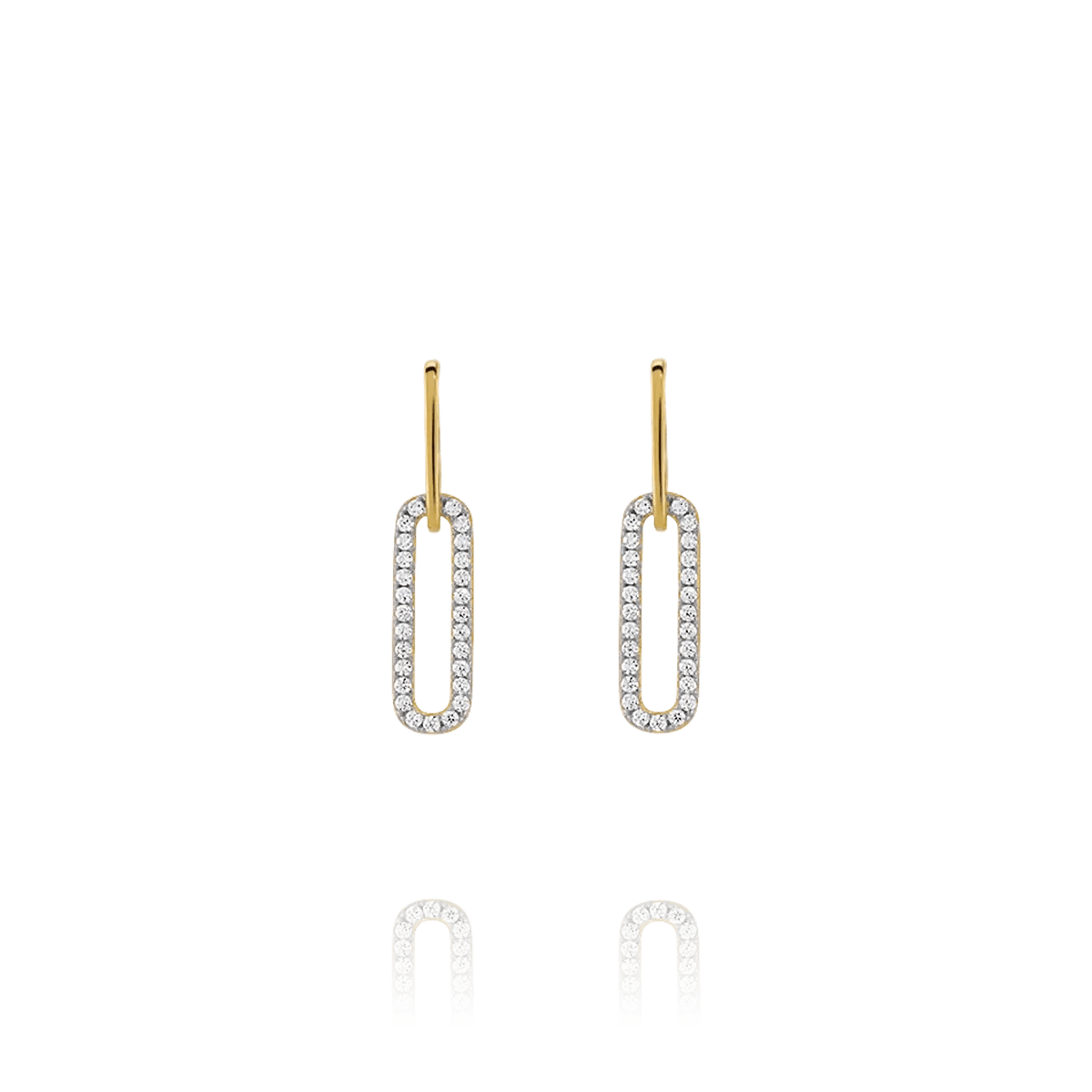 Charles Garnier STYLES earrings Gold-plated silver oxides