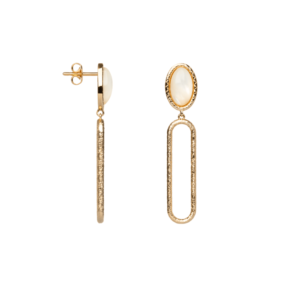 SAUNIER Aussière Gold Plated Earrings