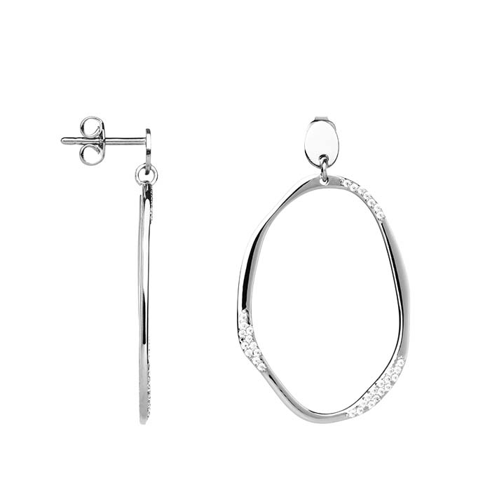 SAUNIER Silver Breeze Earrings