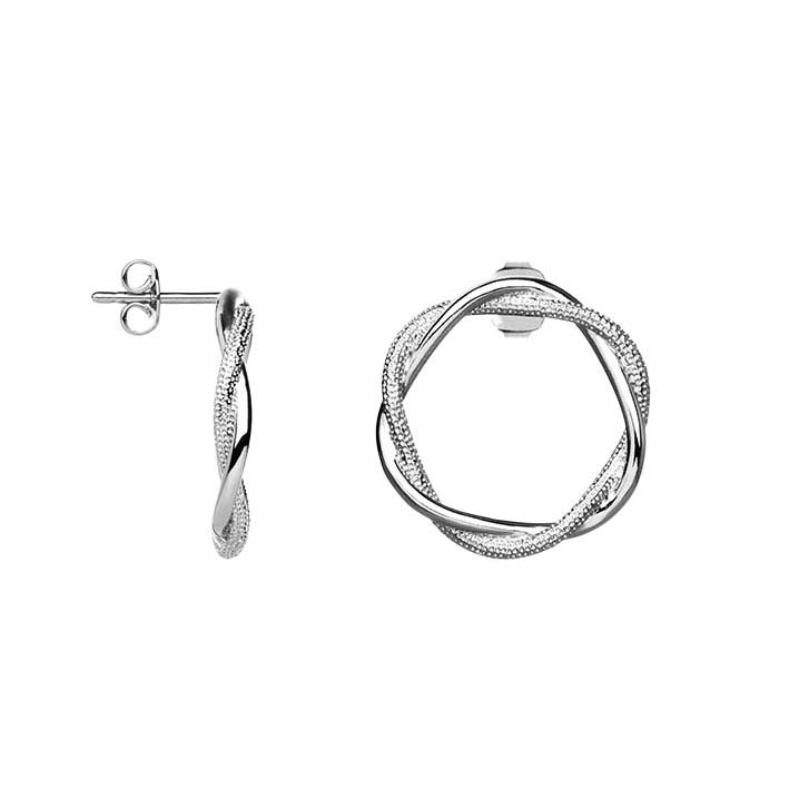 SAUNIER Silver Filage Earrings