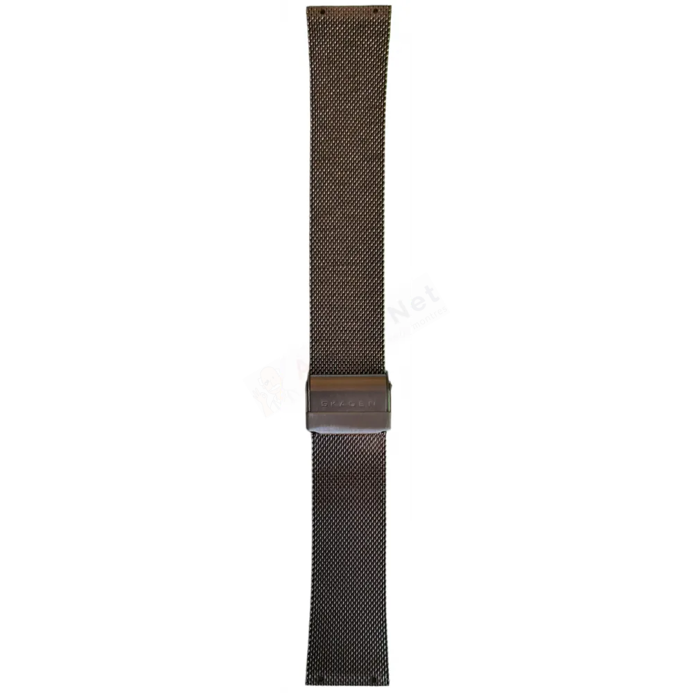 Bracelet acier noir maille milanaise Skagen - ANCHER / SKW6108