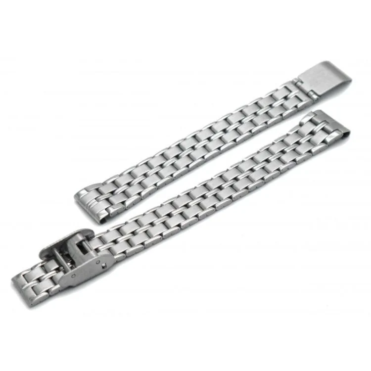 Bracelet de montre acier poli boucle coulissante