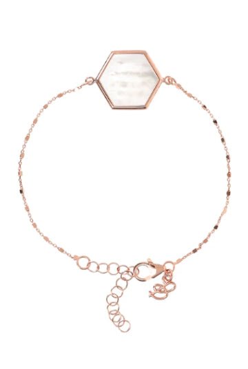 Bronzallure Hexagonal Bracelet