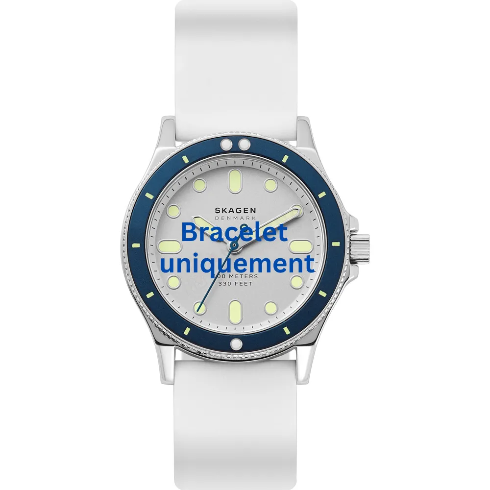 Bracelet caoutchouc blanc Skagen - FISK / SKW2916