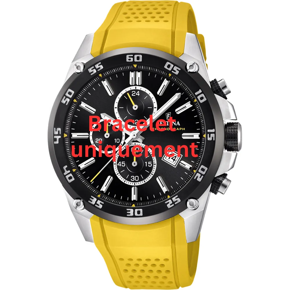 Bracelet caoutchouc jaune Festina - THE ORIGINALS / F20330/3