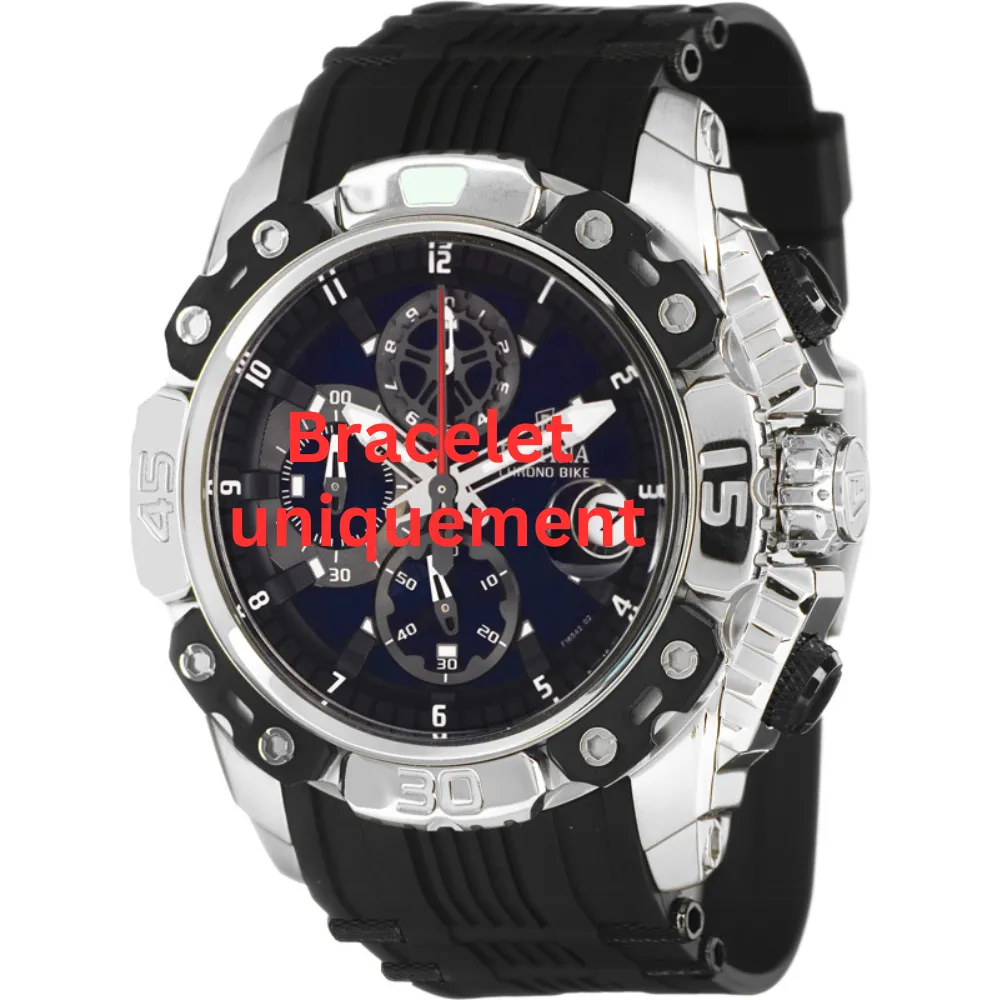 Bracelet caoutchouc noir Festina - CHRONO BIKE / F16543 - F16543/1 - F16543/2 - F16543/3