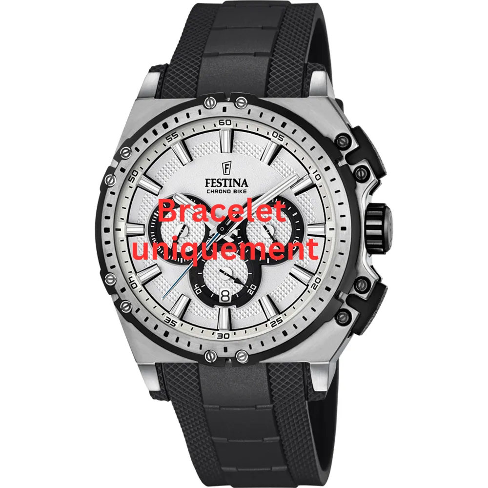 Bracelet caoutchouc noir Festina - CHRONO BIKE / F16970/1 - F16970/3 - F16970/4