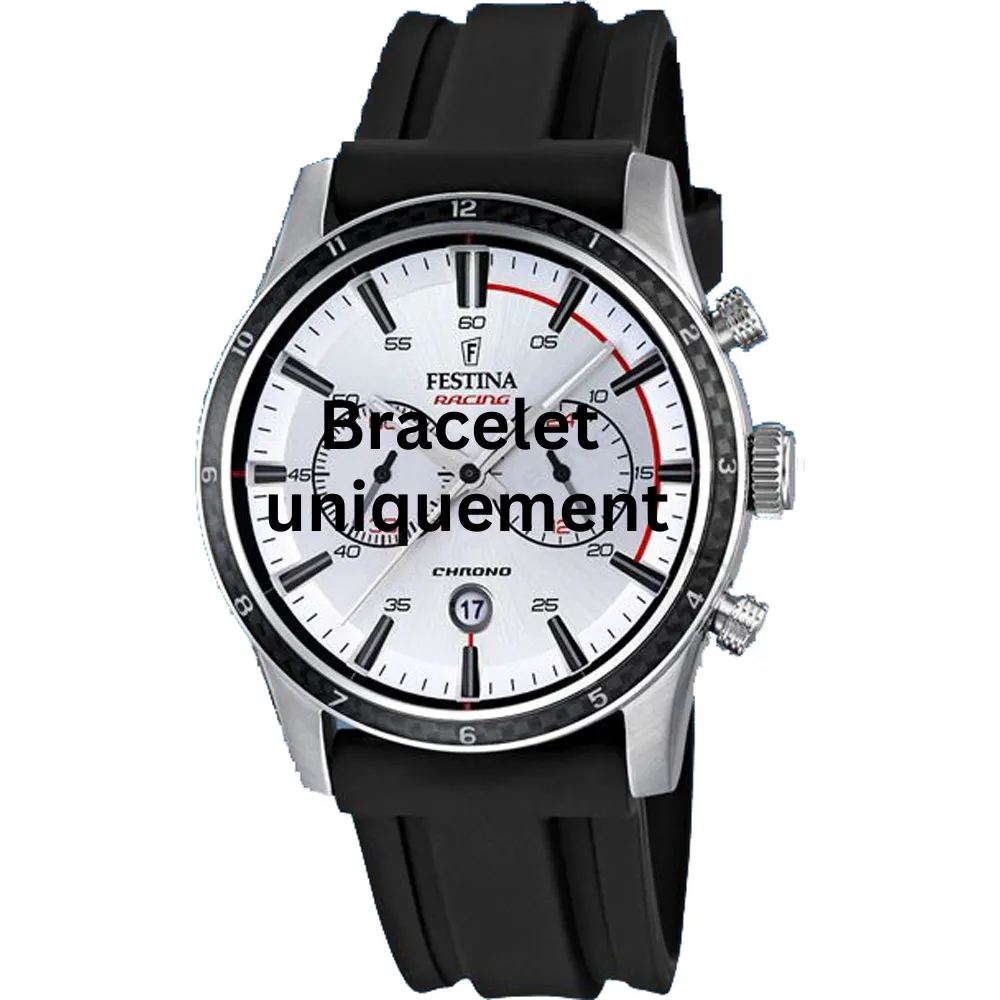 Bracelet caoutchouc noir Festina - CHRONOGRAPH / F16874/F - F16574/4 - F16874