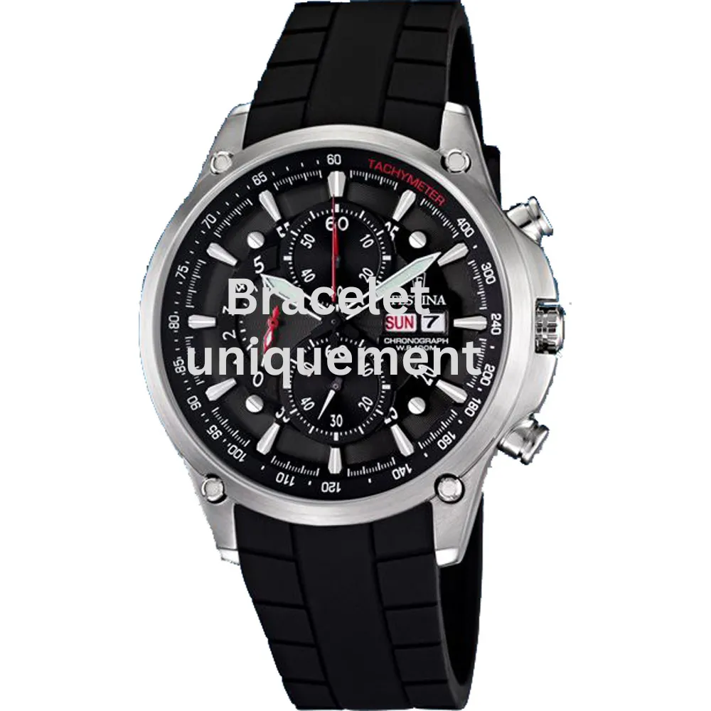 Bracelet caoutchouc noir Festina - CHRONOGRAPH / F6816/4