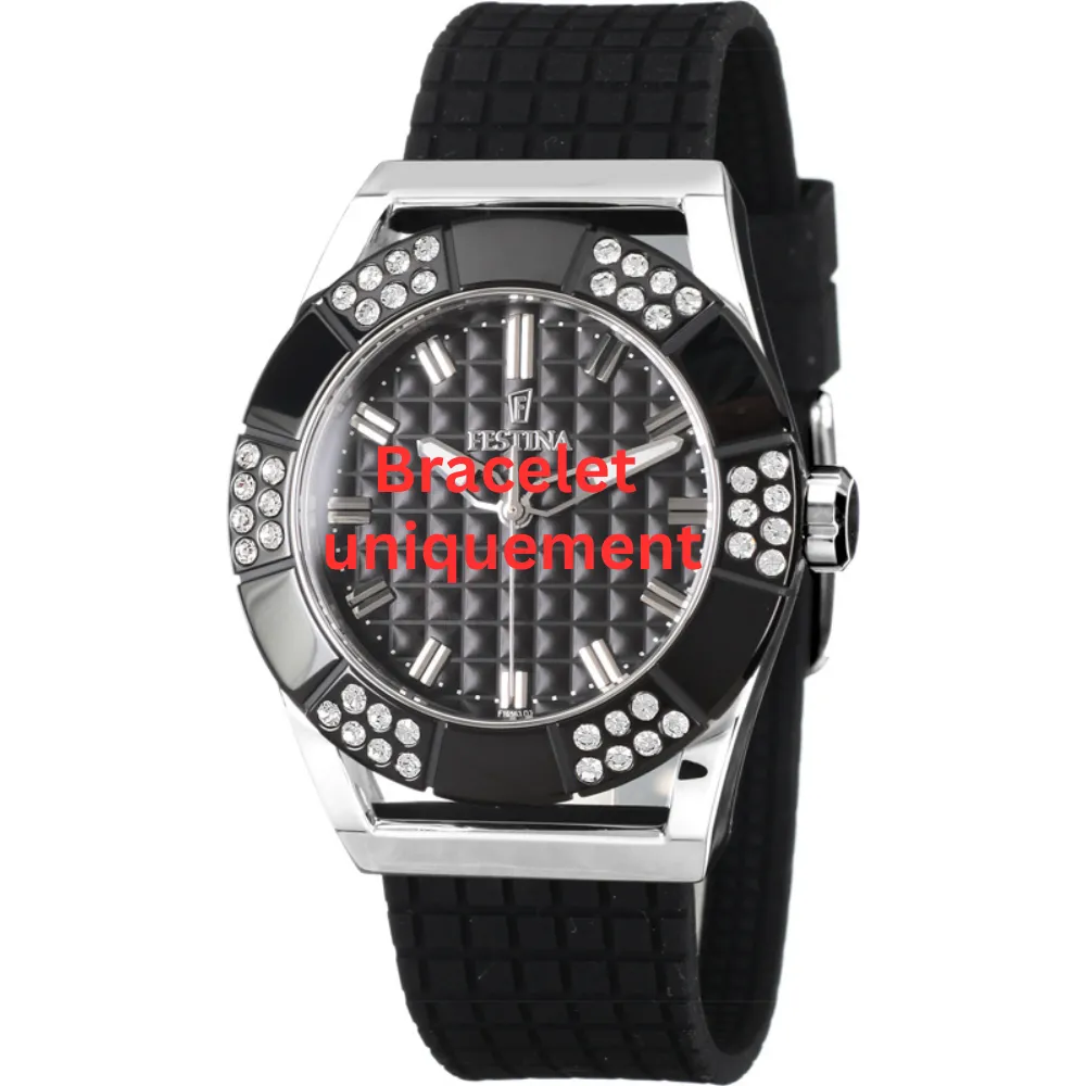 Bracelet caoutchouc noir Festina - DREAMTIME / F16563/3