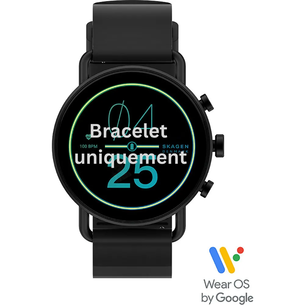 Bracelet caoutchouc noir Skagen - FALSTER GEN 6 / SKT5303