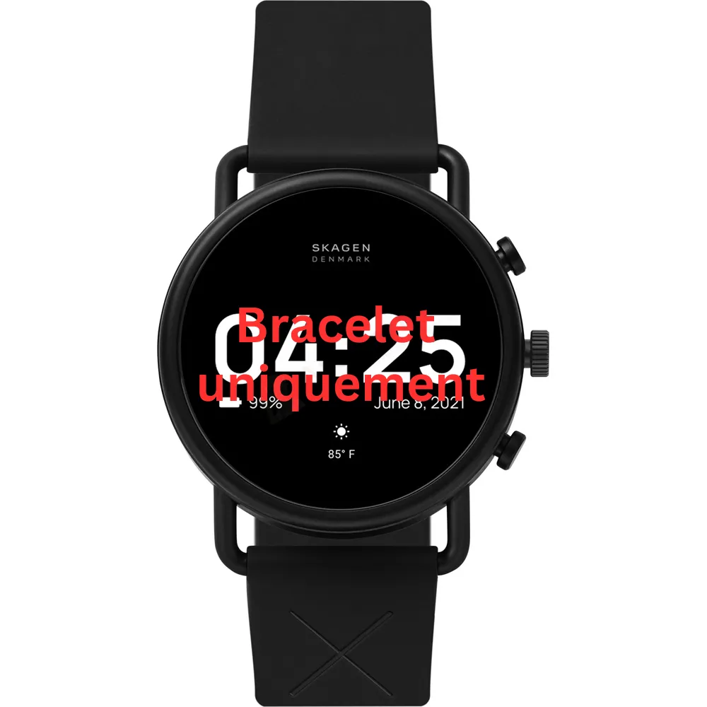 Bracelet caoutchouc noir Skagen - FALSTER - KYGO / SKT5202