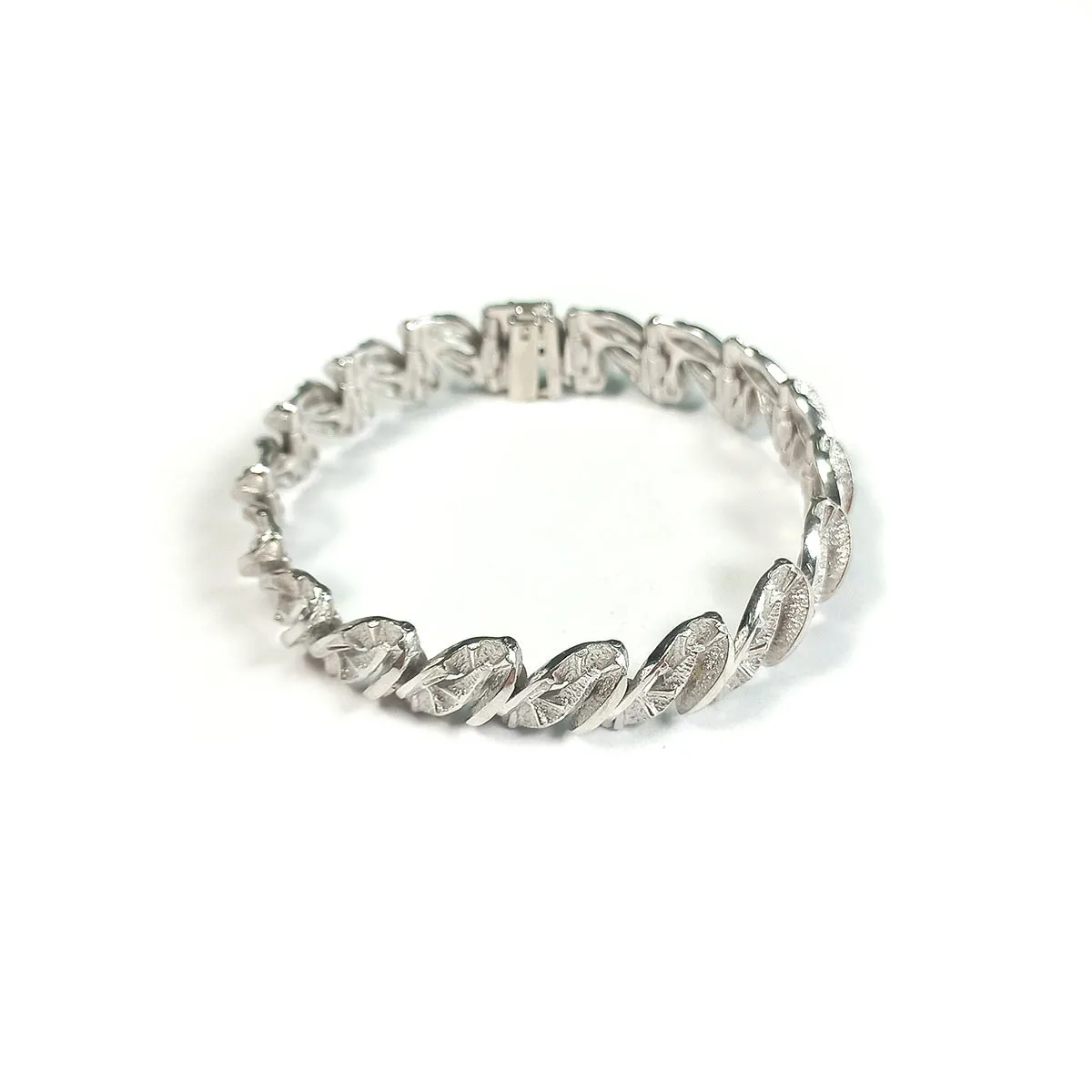 Bracelet d'occasion or 750 blanc 60 mm