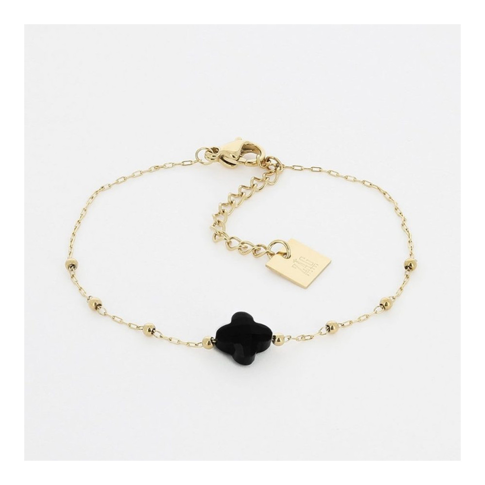 Bracelet Femme Zag en acier ligne Velasquez Réf. SBS7970-01BLK/lemontrologue