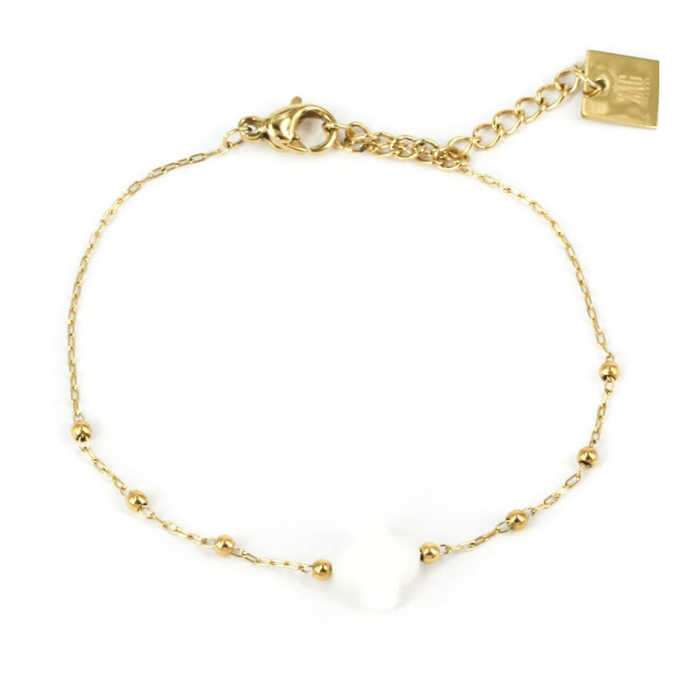 Bracelet Femme Zag en acier ligne Velasquez Réf. SBS7970-01WHT/lemontrologue