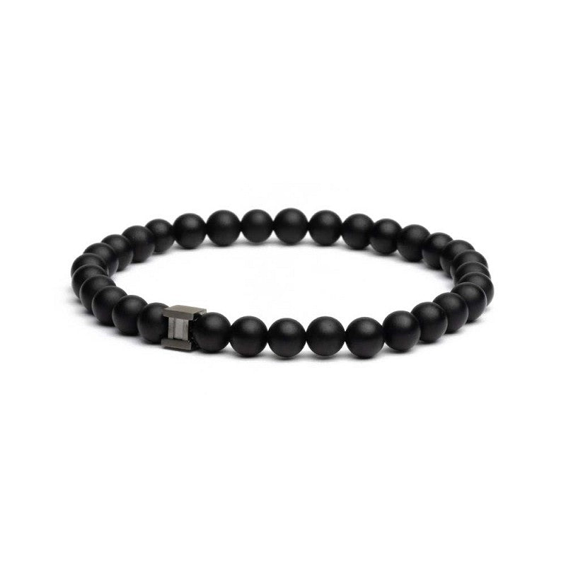 Gemini Black Mat Bracelet 6mm