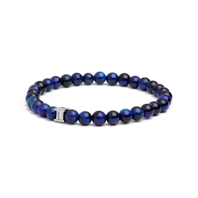 Gemini Dark Blue Bracelet 6mm