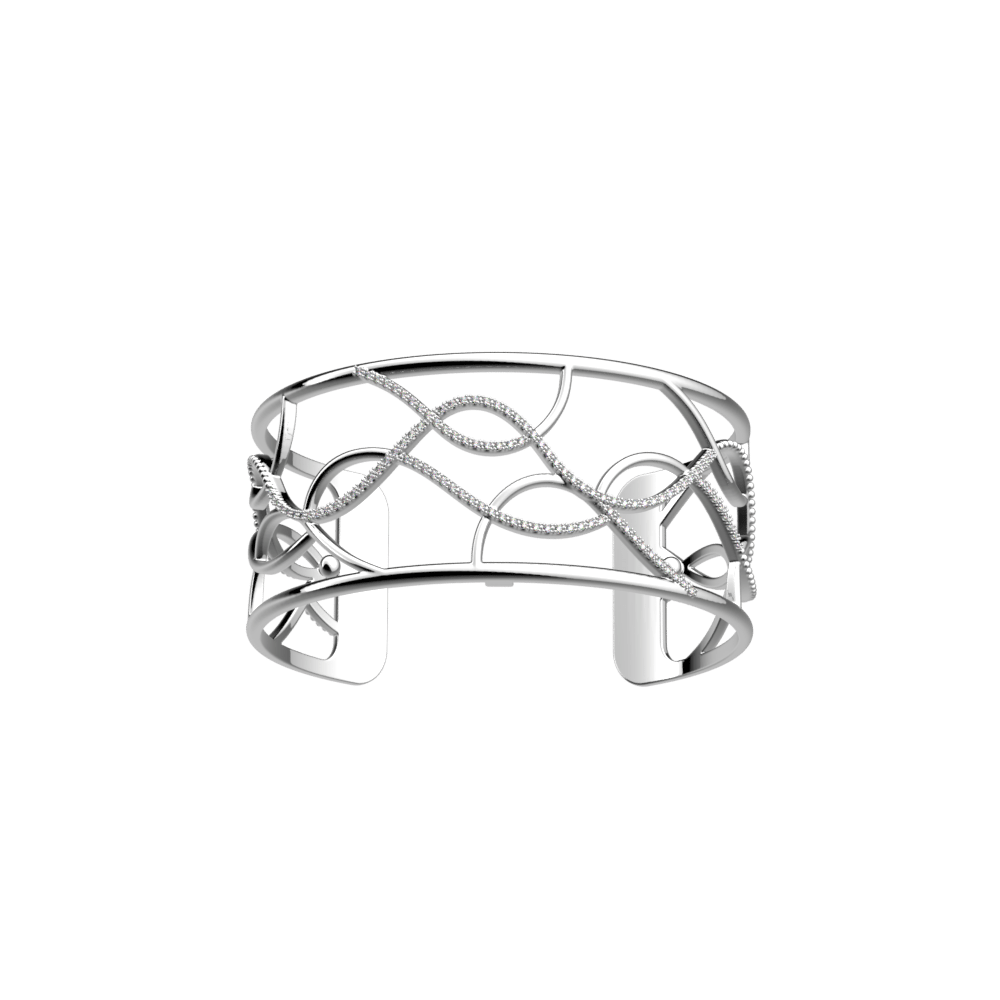 GEORGETTES Silver Waves Bracelet 25mm