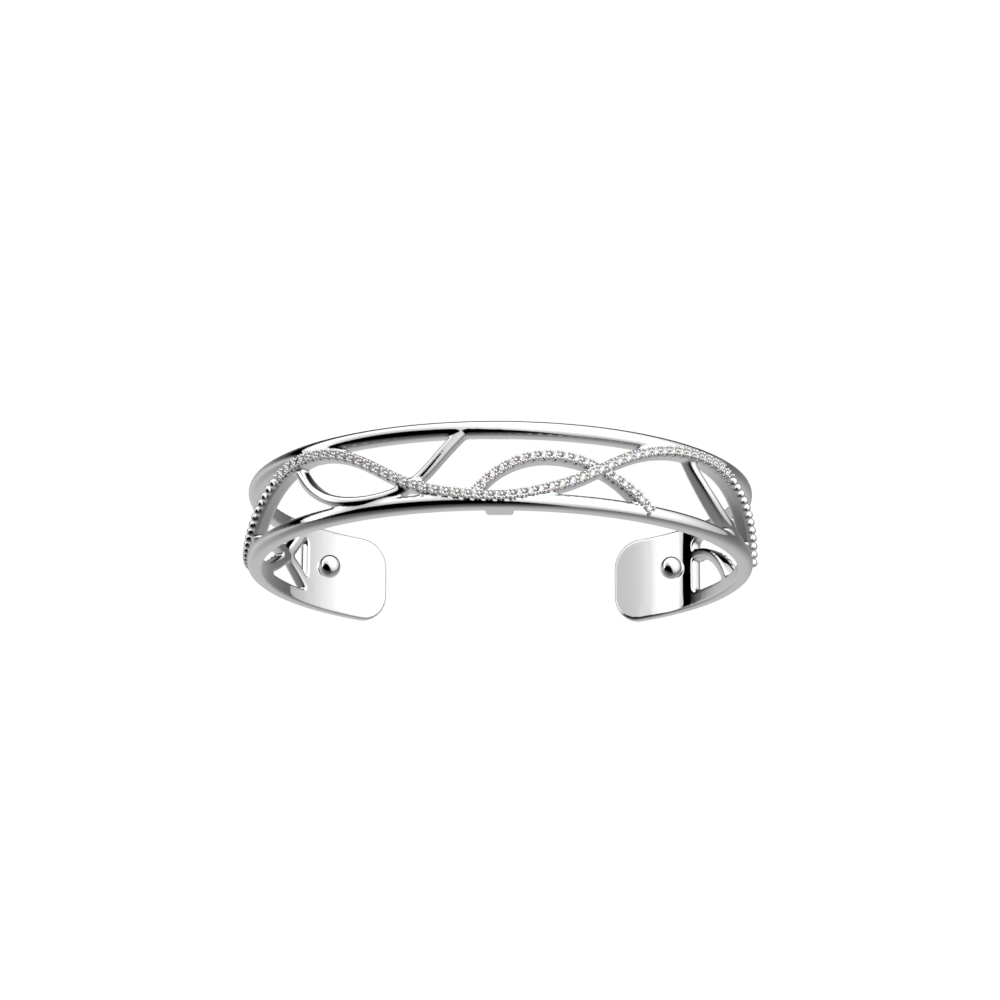 GEORGETTES Silver Waves Bracelet 8mm